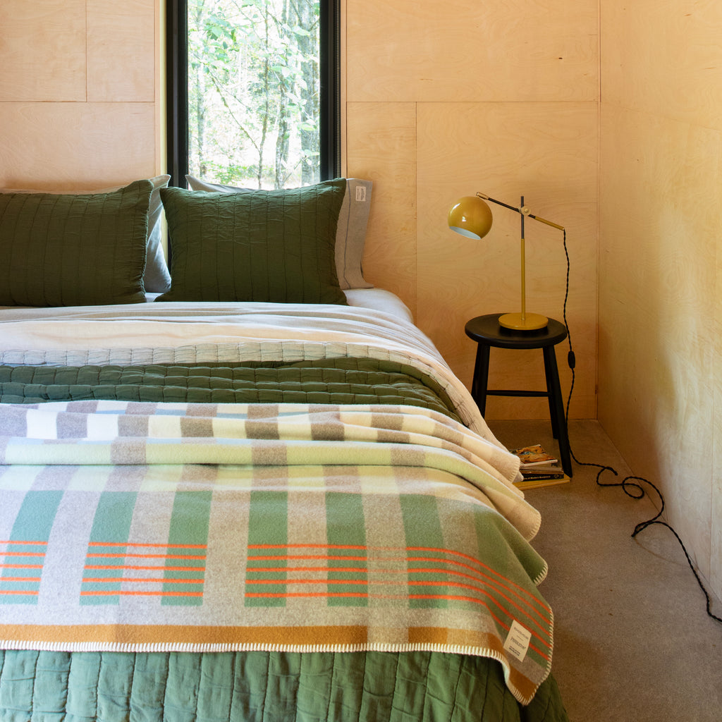Channeled Cotton Sham::alder::hover