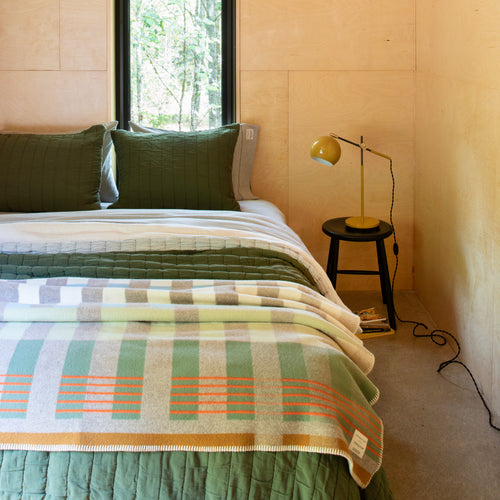 Channeled Cotton Sham::alder::hover