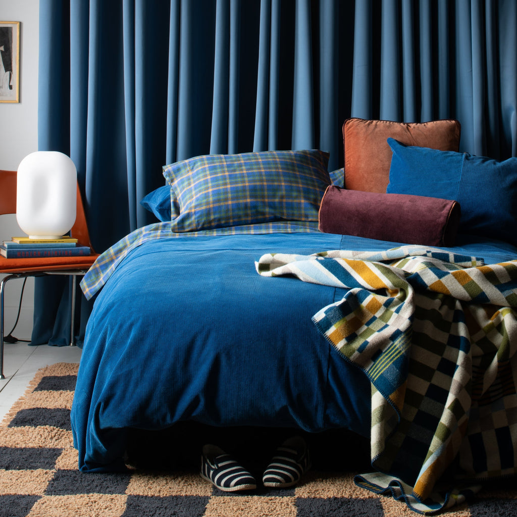 Velvet Piped Pillow