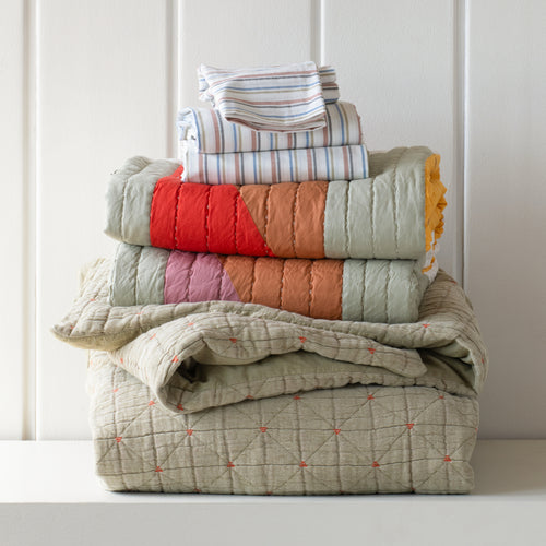 Fresh Stripe Percale Pillow Case, Set of 2