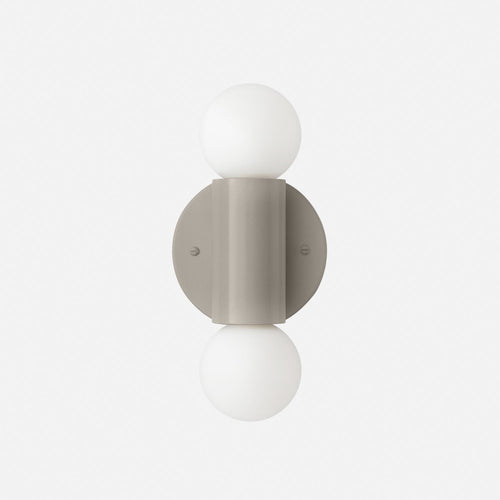 Cylinder Double Sconce