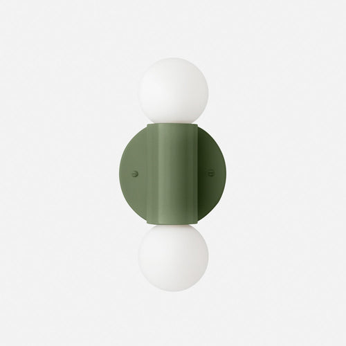 Cylinder Double Sconce