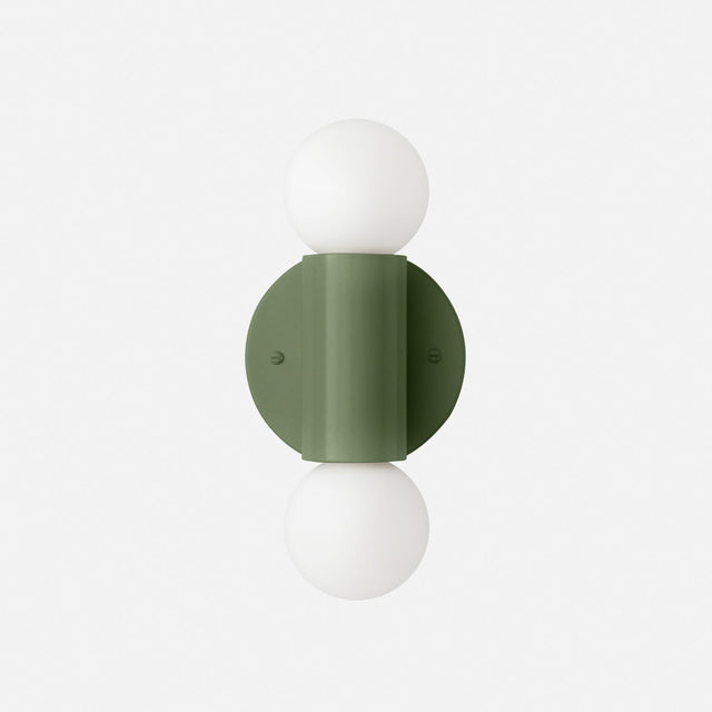 Cylinder Double Sconce