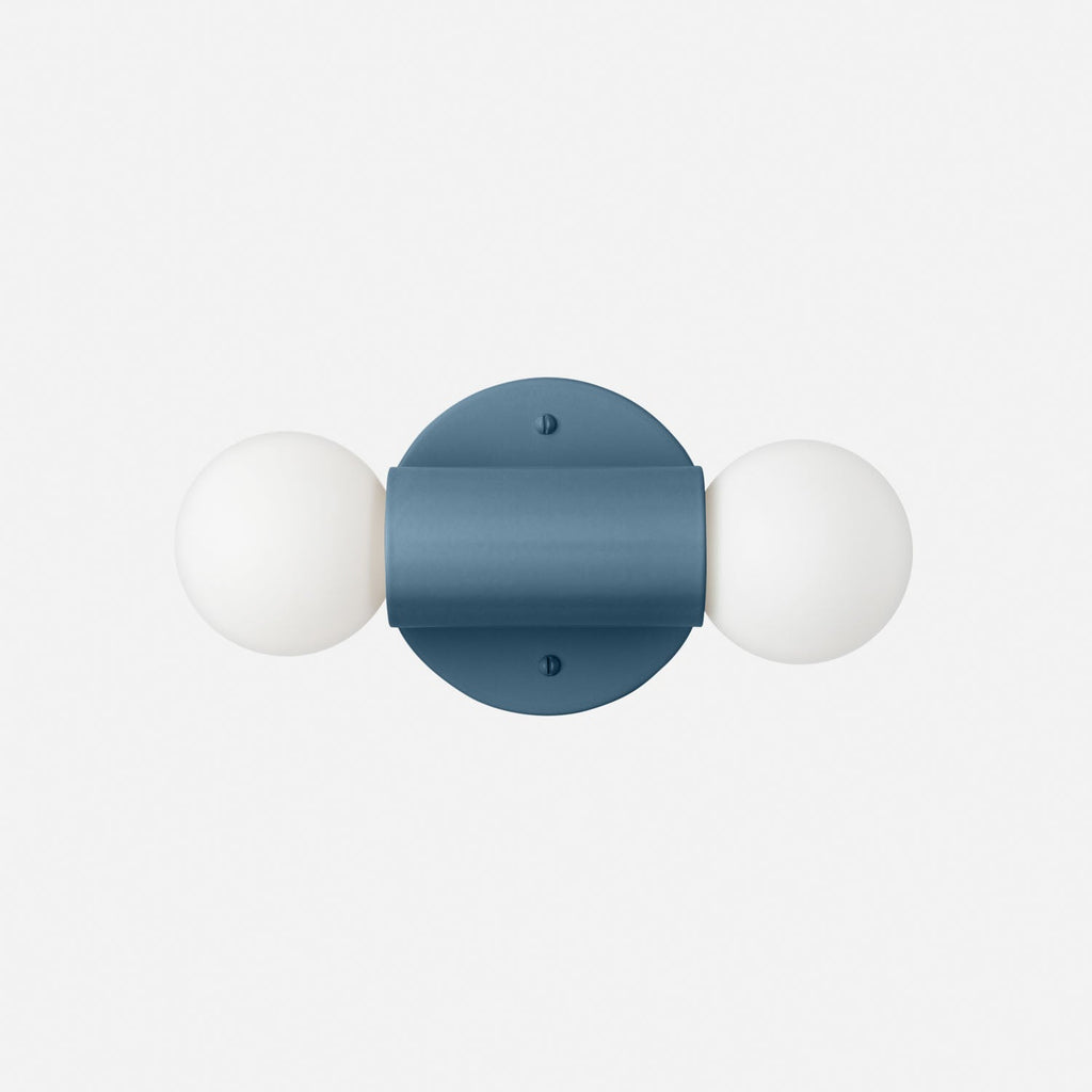 Cylinder Double Sconce