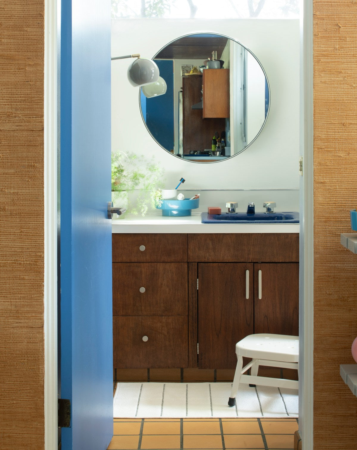 view of a bathroom from the hallway