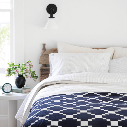 Dot Percale Pillow Case, Set of 2