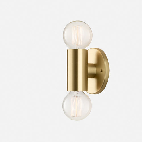 Cylinder Double Sconce
