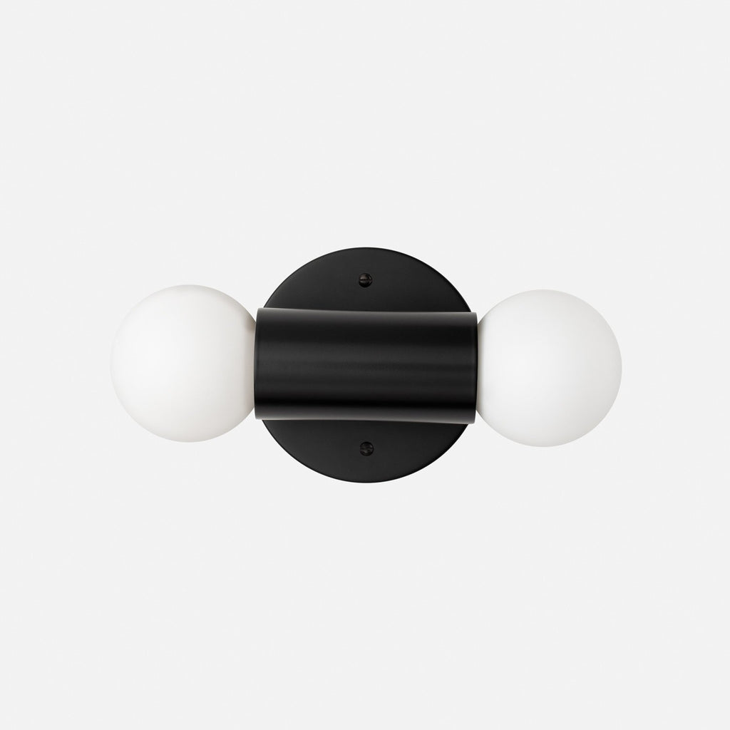 Cylinder Double Sconce