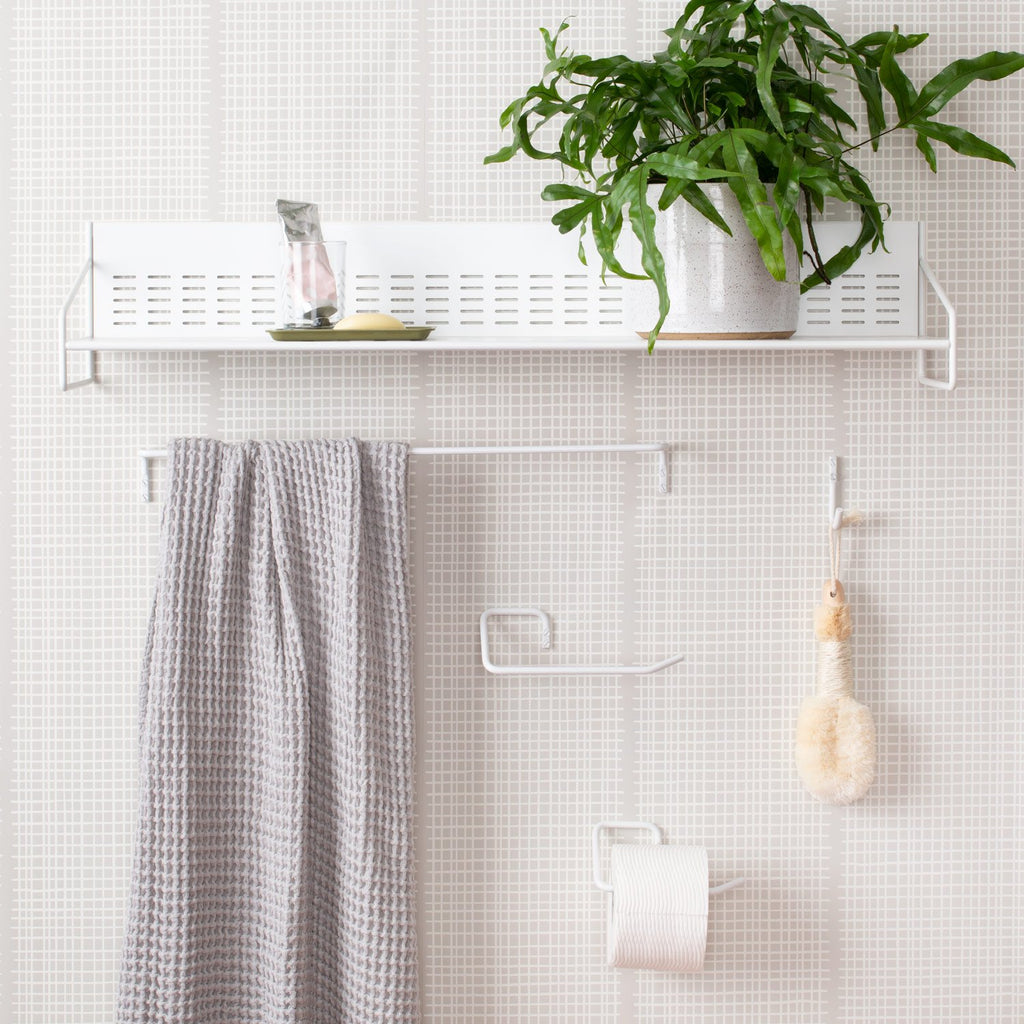 Mara Wire Hand Towel Holder::white::hover
