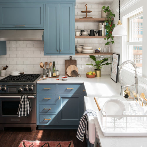Edgecliff Pull::Natural Brass::Hover
